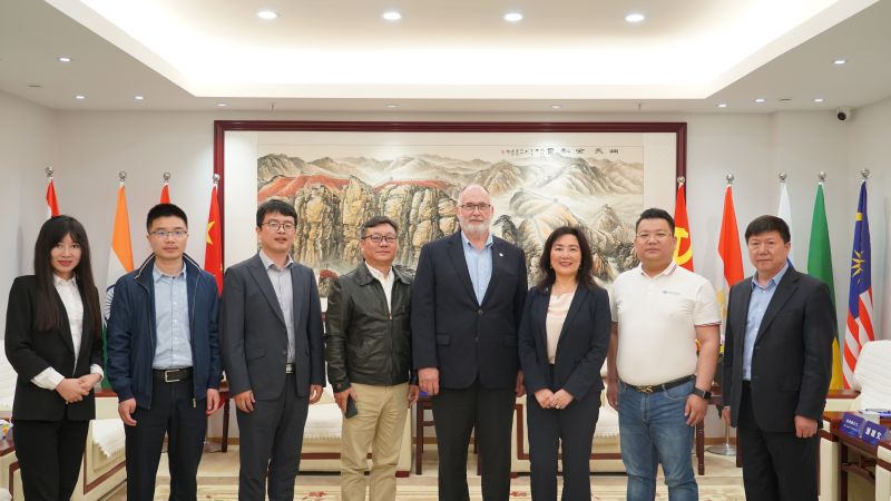 热烈欢迎 || 美国堪萨斯州代表团一行到访开元kaiyuan（中国）参观交流